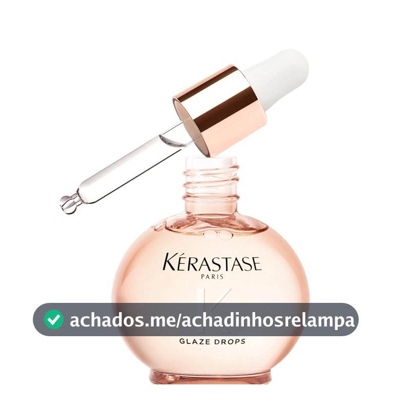 Kérastase Gloss Absolu Glaze Drops – Finalizador para Todos os Tipos de Cabelos com Tendência ao Frizz, com Óleo de Rosa Silvestre – Potencializa Brilho, Elasticidade e Maciez 45ml