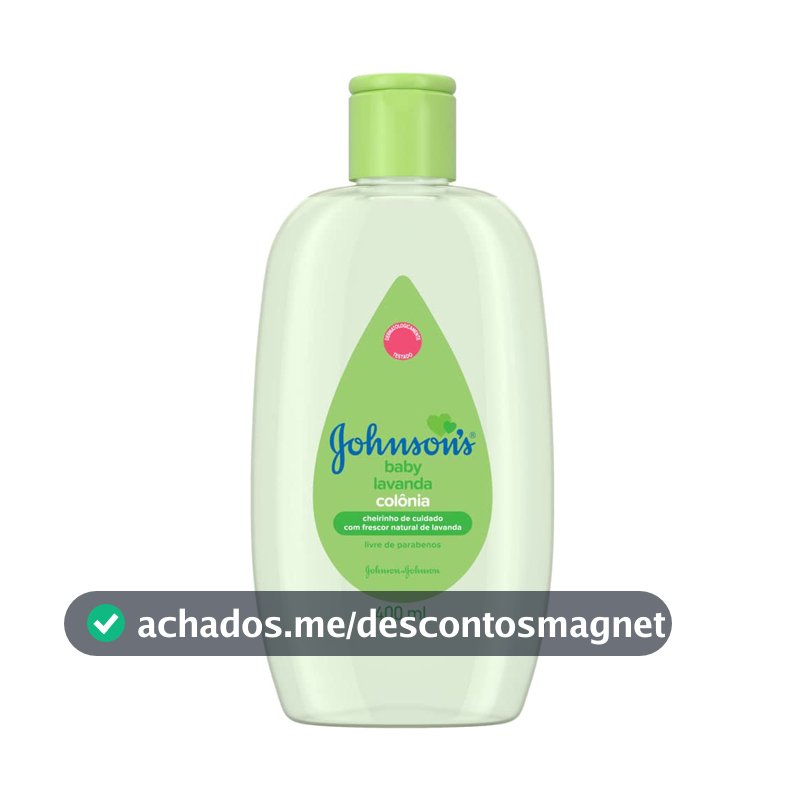 Colônia Refrescante Johnson's Baby, Lavanda, 400ml
