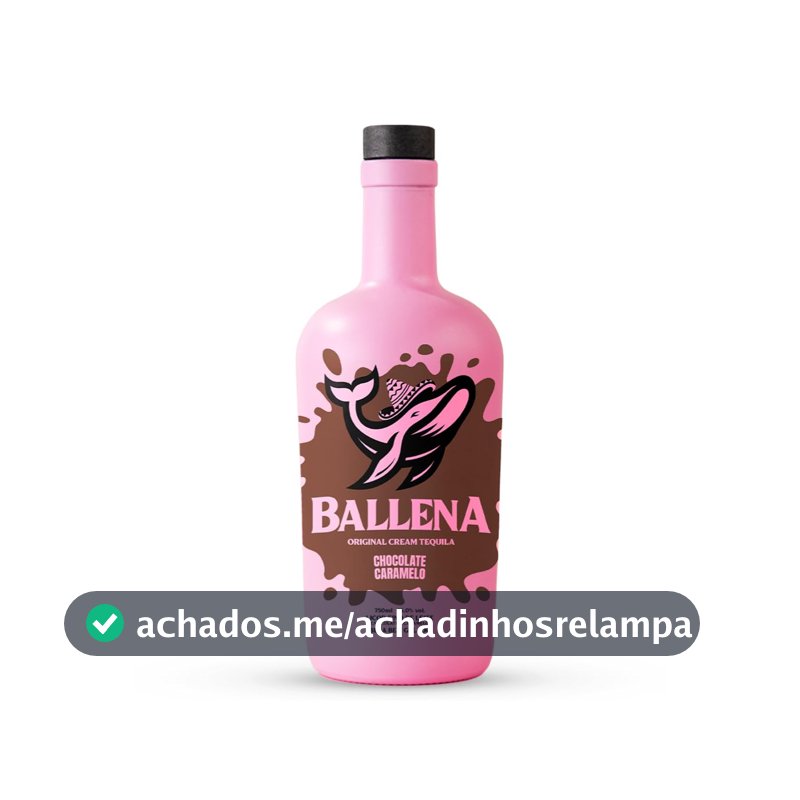 Licor Ballena chocolate e caramelo 750ml
