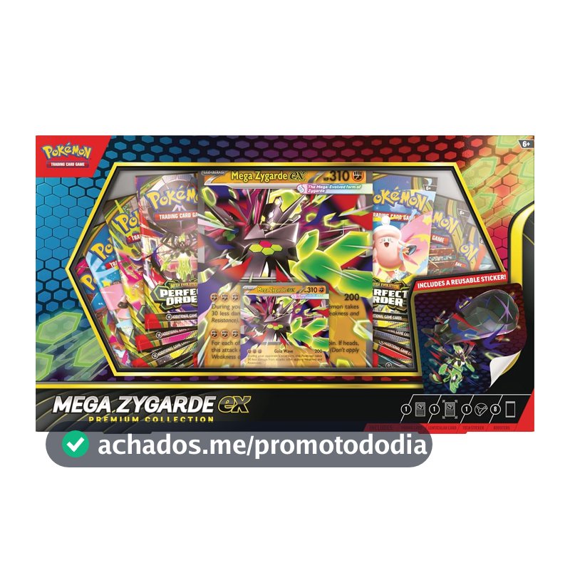 Pokémon TCG: Coleção Mega Zygarde ex Premium