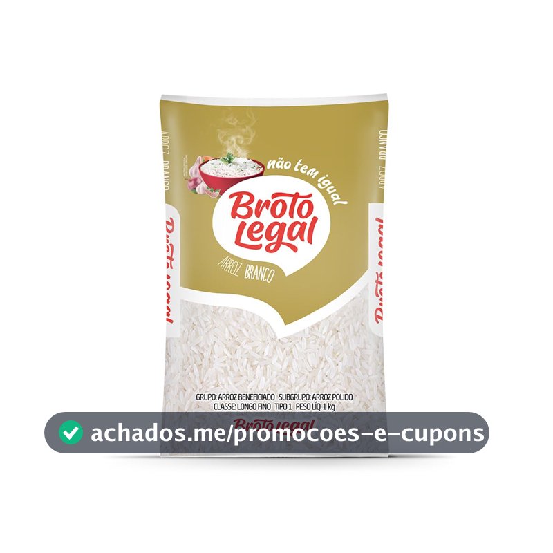 Broto Legal Arroz Branco 1kg