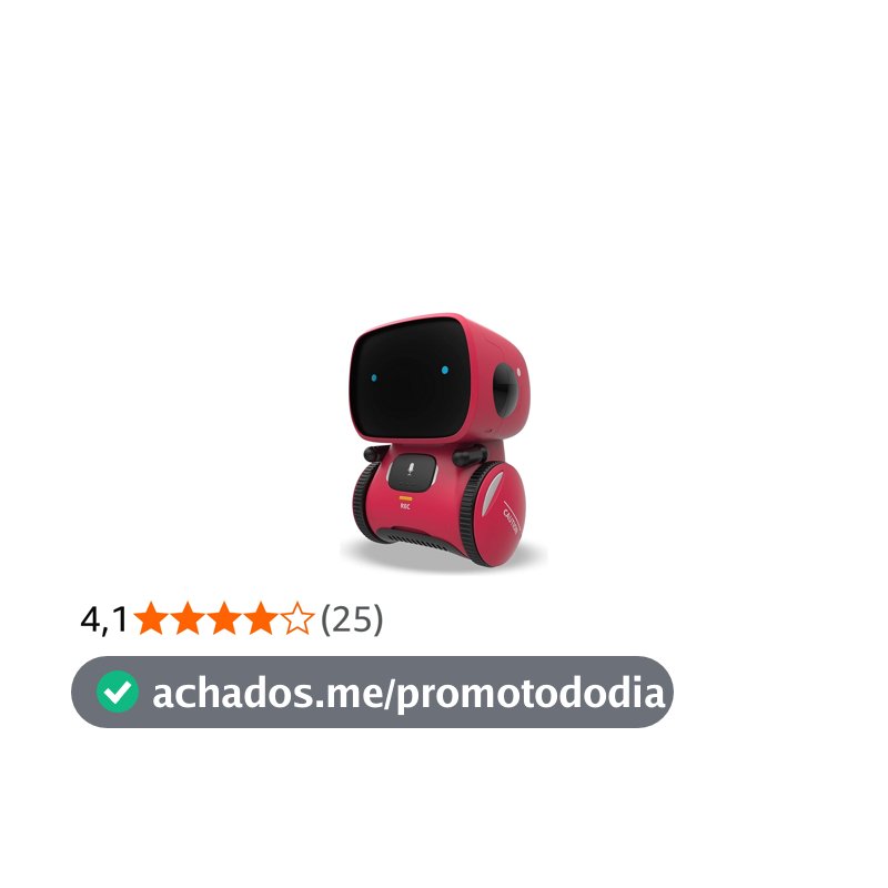Robô De Controle De Voz Interativo Para Crianças Inteligente (Vermelho)