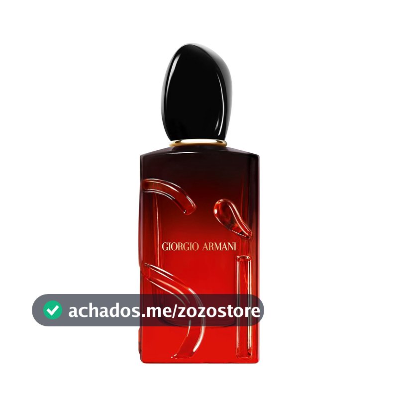 Armani Beauty, Sì Passione Intense Eau de Parfum, Giorgio Armani Perfume Feminino, Fragrância Floral, Ambarada e Intensa com Notas de Jasmim, Baunilha e Pera