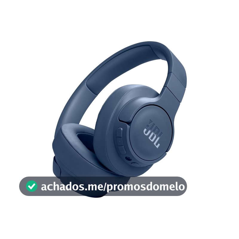 JBL, Fone de Ouvido Bluetooth, Tune 770NC, Over Ear, Sem Fio, Com Cancelamento de Ruído - Azul
