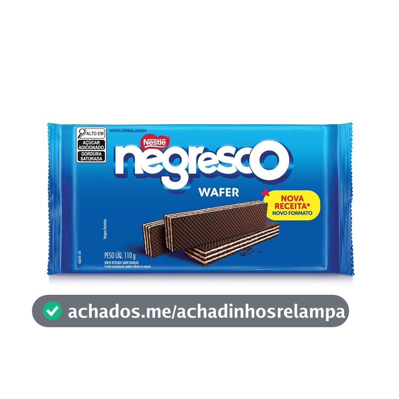 Negresco Biscoito Wafer Nesgresco 110G