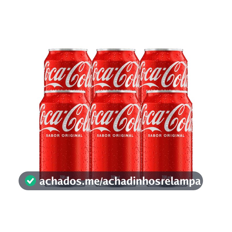 Pack de Coca-Cola Lata 350ML 6 unidades