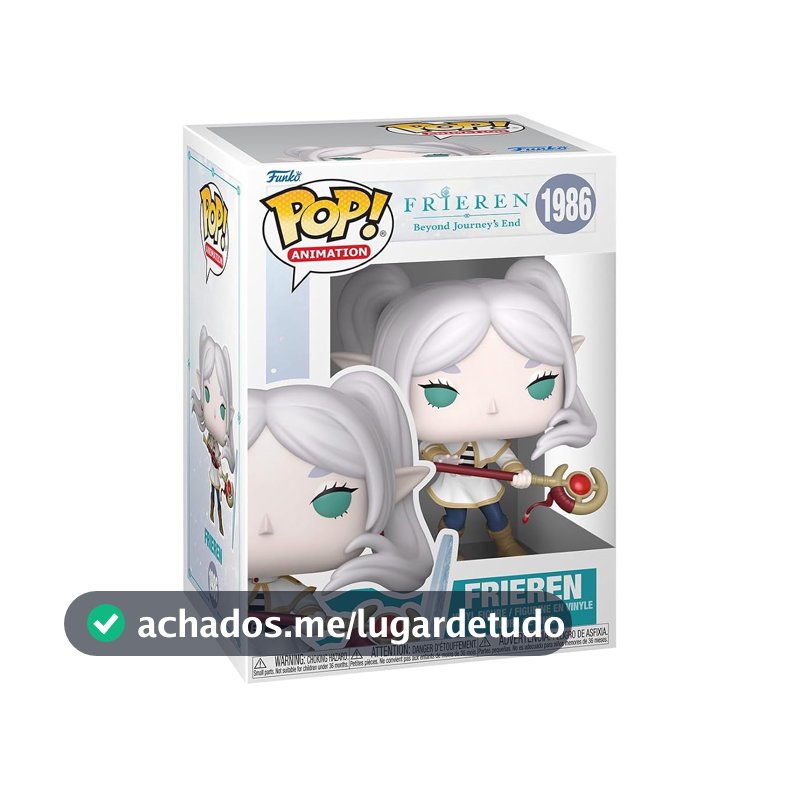 Funko Pop! Animação: Frieren Beyond Journeys End - Frieren - Boneco de vinil colecionável - Ideia de presente - Mercadoria oficial - Brinquedos para crianças e adultos - Fãs de anime - Figura modelo
