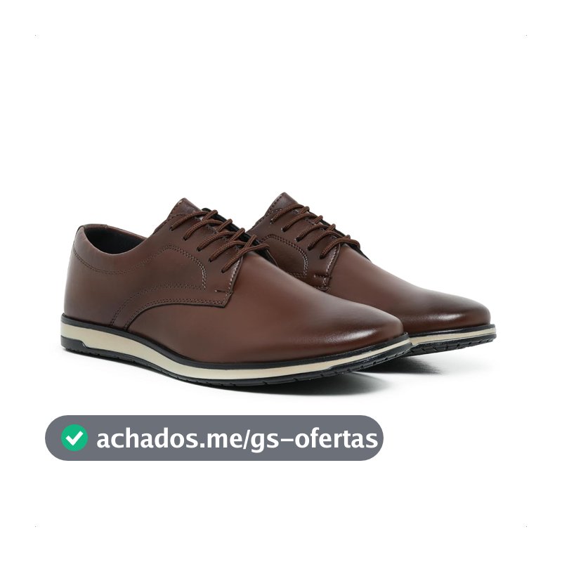 Sapato Social Oxford Masculino Moderno Confortavel com Cadarço