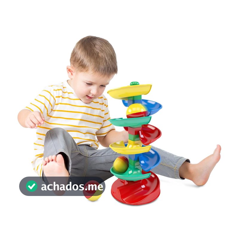 Rola Bola Infantil 18 Peças Blocolândia Dismat