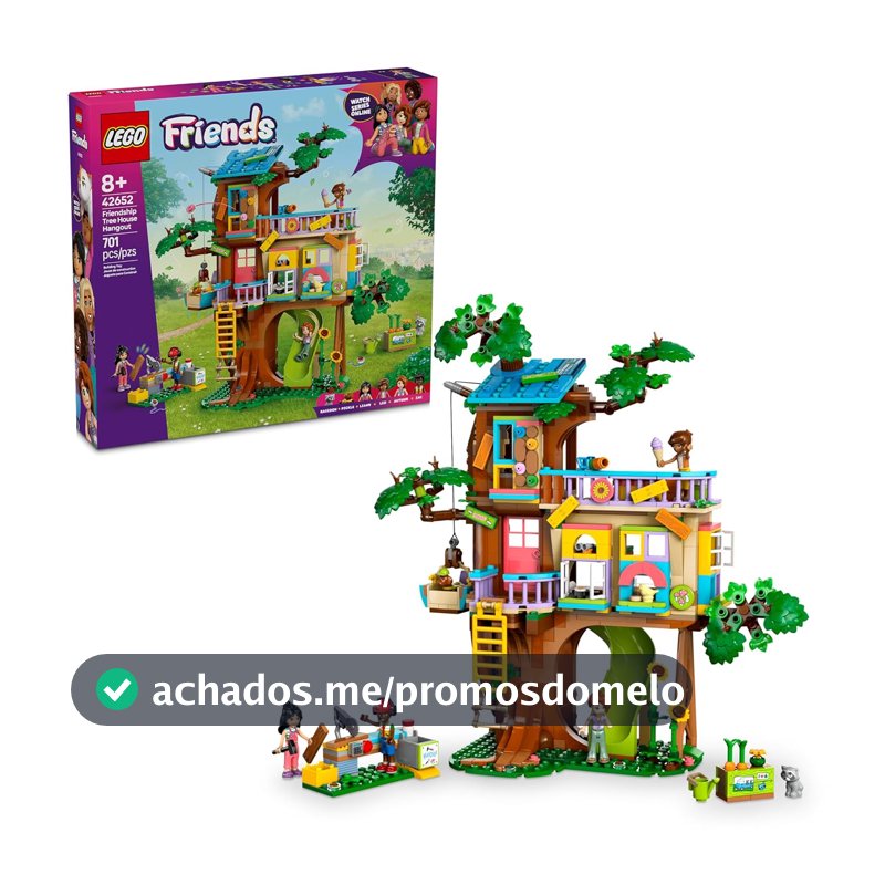LEGO Friends Espaço da Amizade na Casa da Árvore 42652 (701 Peças)