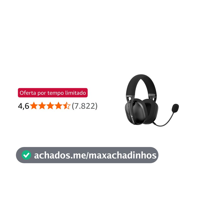 Havit Fone de Ouvido Headset Gamer Fuxi-H3 Black Com Fio e Sem Fio, Wireless 2,4GHz, Bluetooth, Cabo USB-C