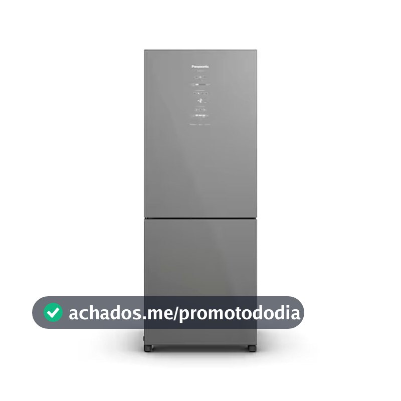 Geladeira Panasonic BB65GV7MC Frost Free Inverter 467L Diamond Glass Bivolt
