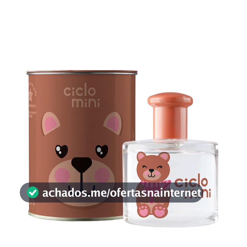 Ciclo Cosméticos Lata Mini Personalizada Ursolina Deo Col Ciclo 100 Ml