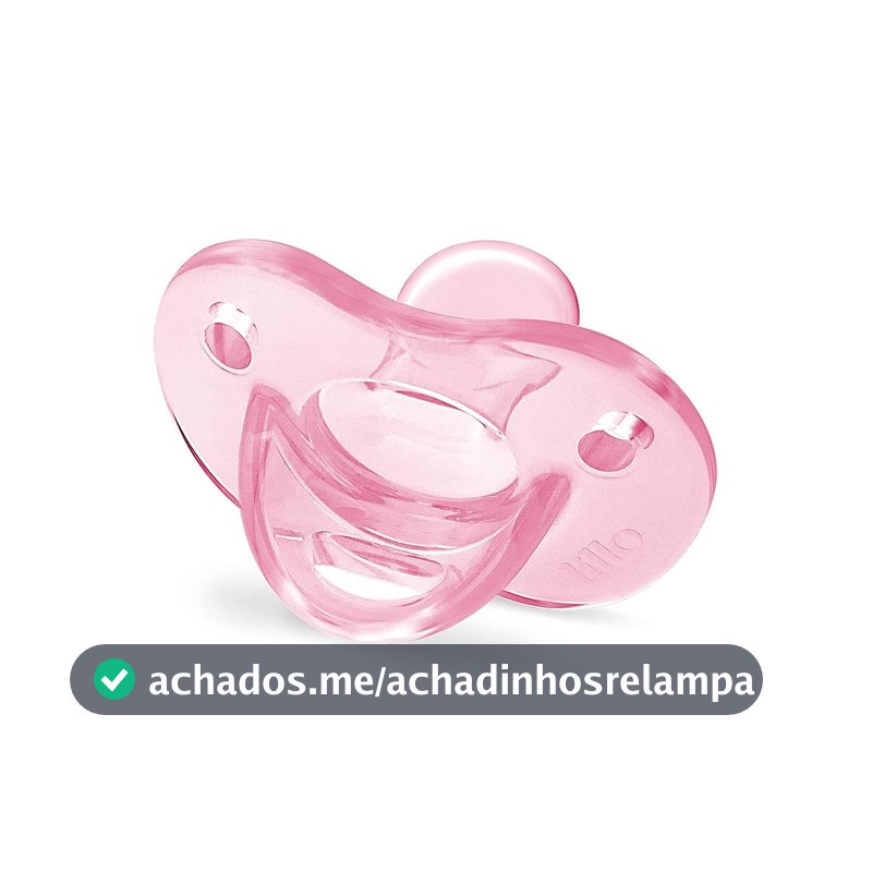 Lillo Chupeta Soft Calming 100% Silicone Simétrico Tam 2 (Maiores De 6 Meses) - Rosa