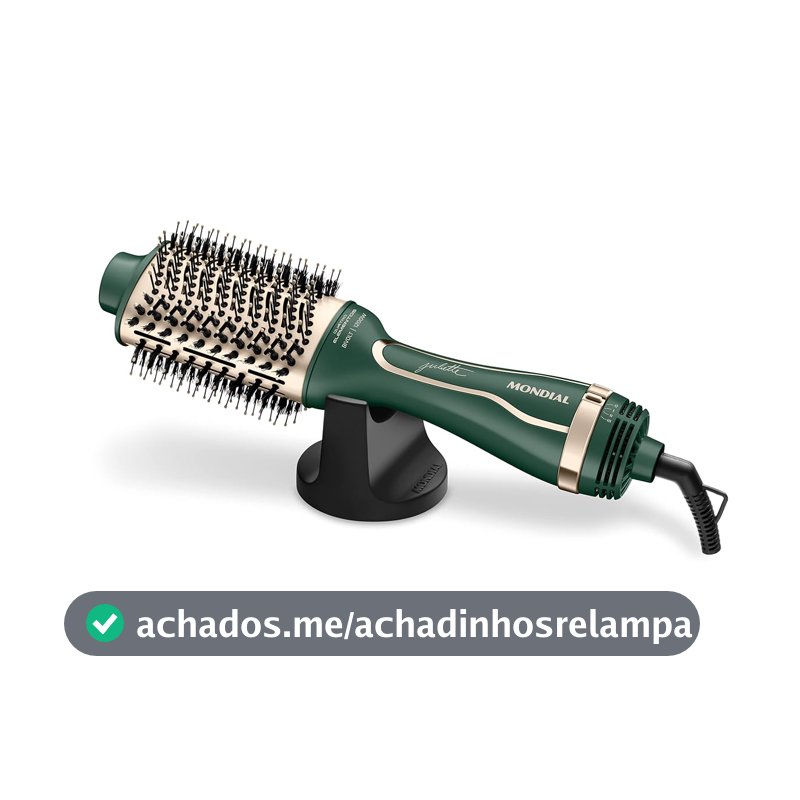 MONDIAL Escova Secadora Verde, Bivolt - ES-JU-02