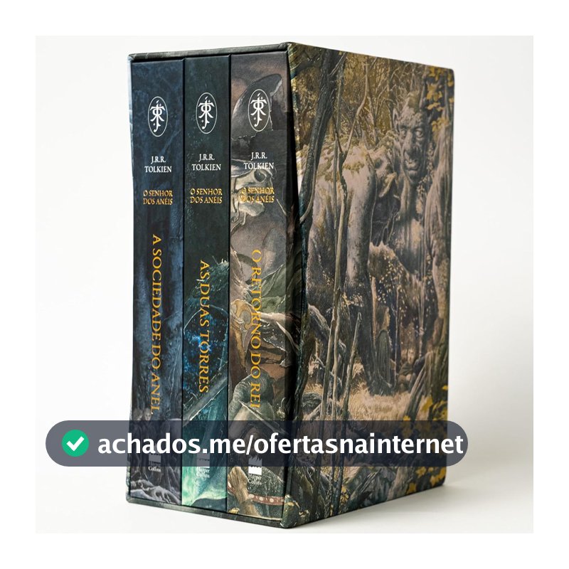 Box Trilogia O Senhor dos Anéis – Edição com ilustrações de Alan Lee