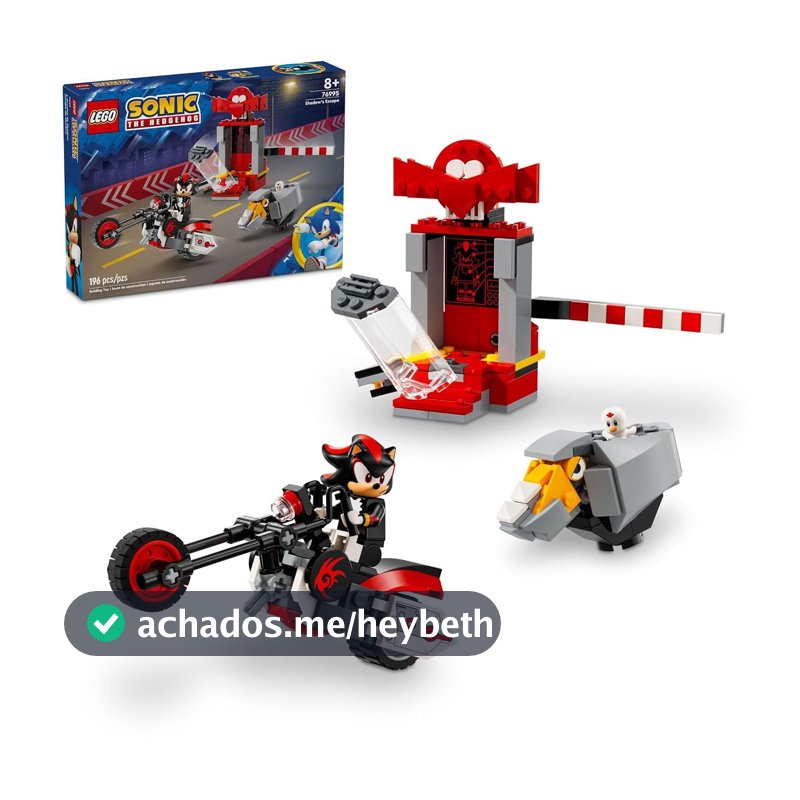 LEGO Sonic Fuga do Shadow the Hedgehog 76995 (196 Peças)
