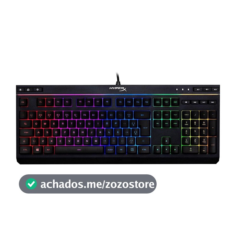 HyperX Teclado Gamer HyperX Alloy Core RGB, ABNT2, PRETO