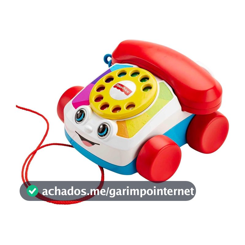 Fisher-Price Brinquedo para Bebês Novo Telefone Feliz para crianças a partir de 1 ano