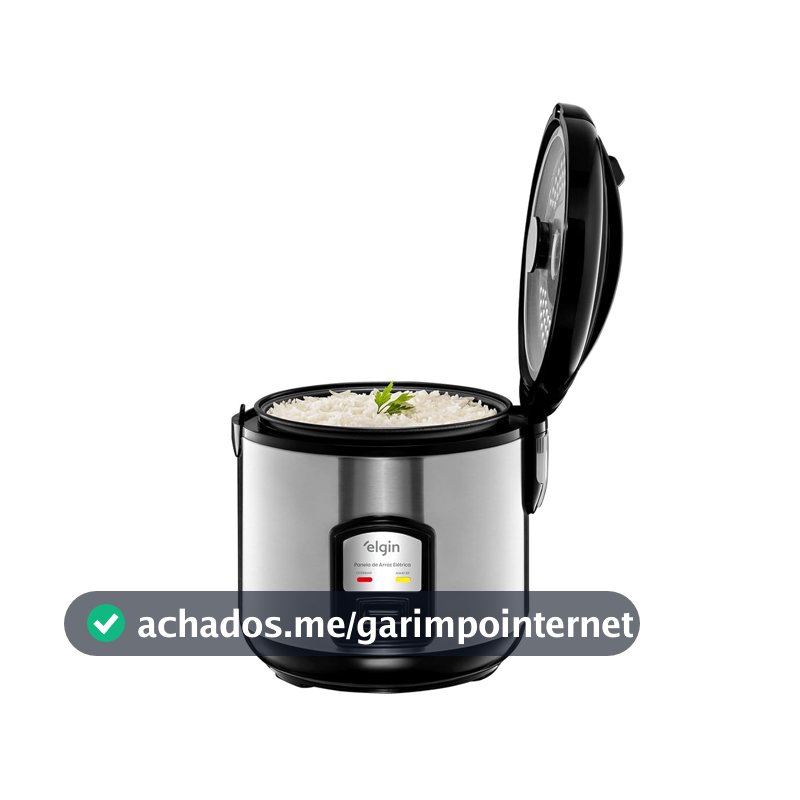 Panela de Arroz Elétrica Elgin Capacidade 5 Xícaras 1 Litro 400W 110V