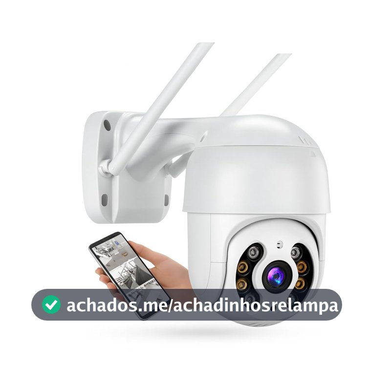 Câmera de Segurança Wi-Fi Externa IP A8 – Prova d’Água com Visão Noturna Infravermelha e Monitoramento em Tempo Real Premium (1)