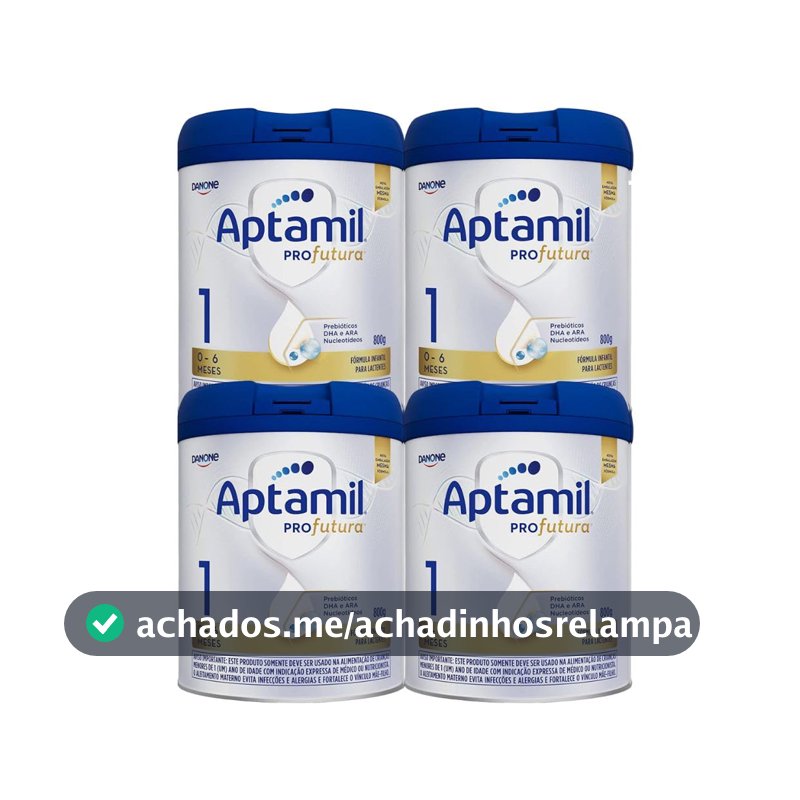 Fórmula Infantil Aptamil Profutura 1 800g - 4 latas