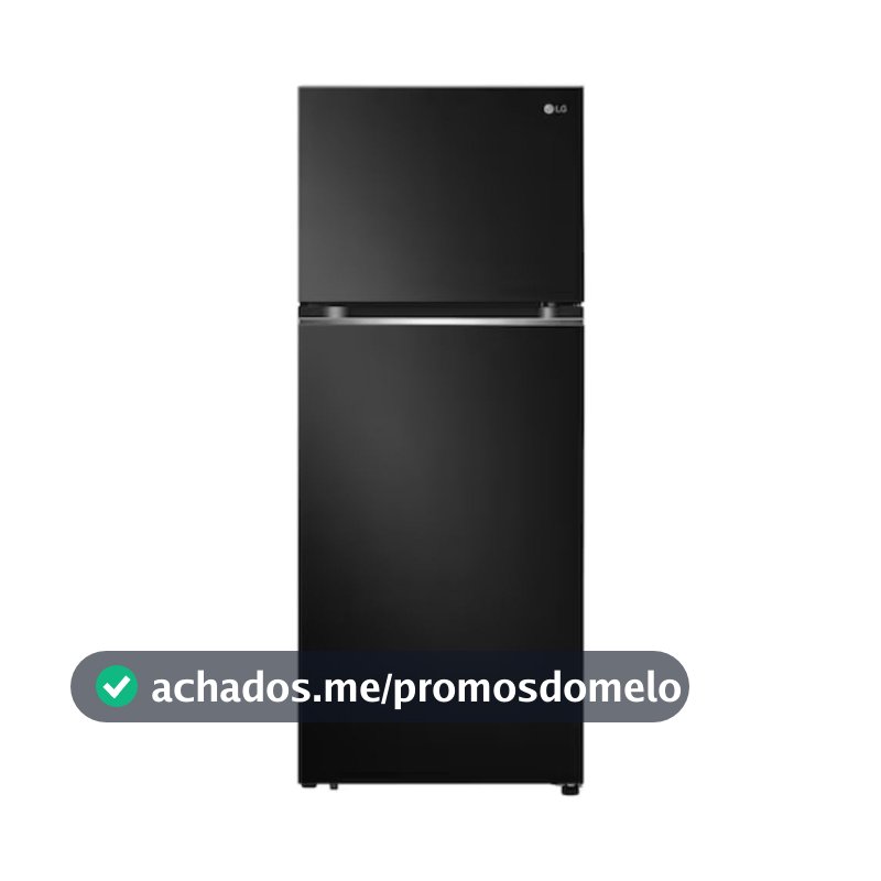 Geladeira LG GN-B392PX 2 Portas 395 Litros Preta Inox