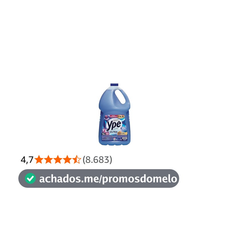 Ypê Amaciante Tradicional Aconchego 5L (Embalagem pode variar)