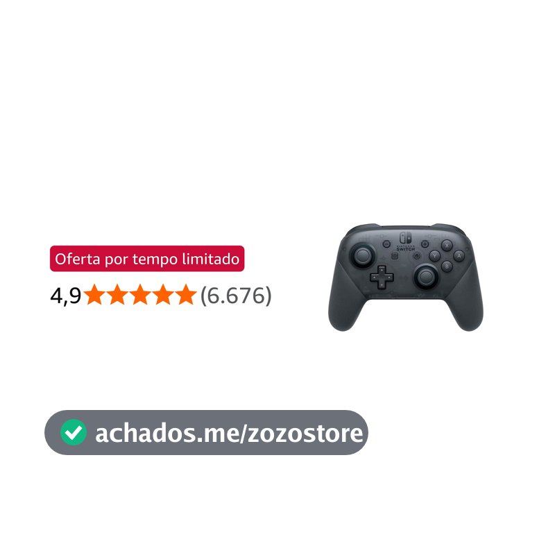 Controle Nintendo Switch Pro