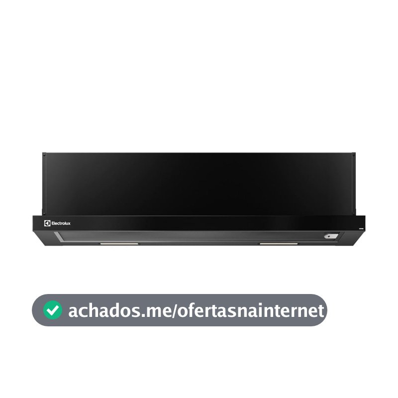 Electrolux Depurador de Ar Electrolux 90cm Retrátil Preto Efficient com Luz de Led (DE9RB) 220V