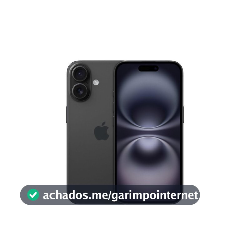 Apple iPhone 16 (512 GB) – Preto