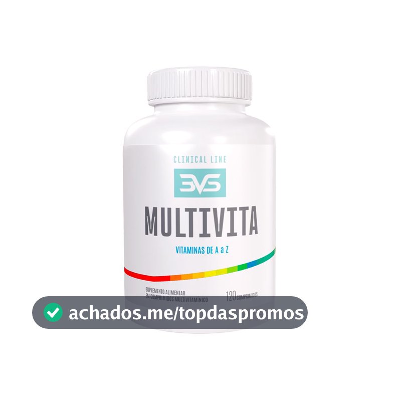 3VS Nutrition Multivitamínico de A a Zinco – Suplemento Alimentar com Vitaminas e Minerais, 120