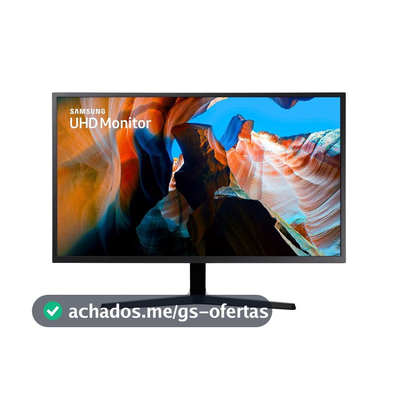Monitor UHD Samsung 32", 4K, HDMI, Display Port, Freesync, Preto, Série UJ59