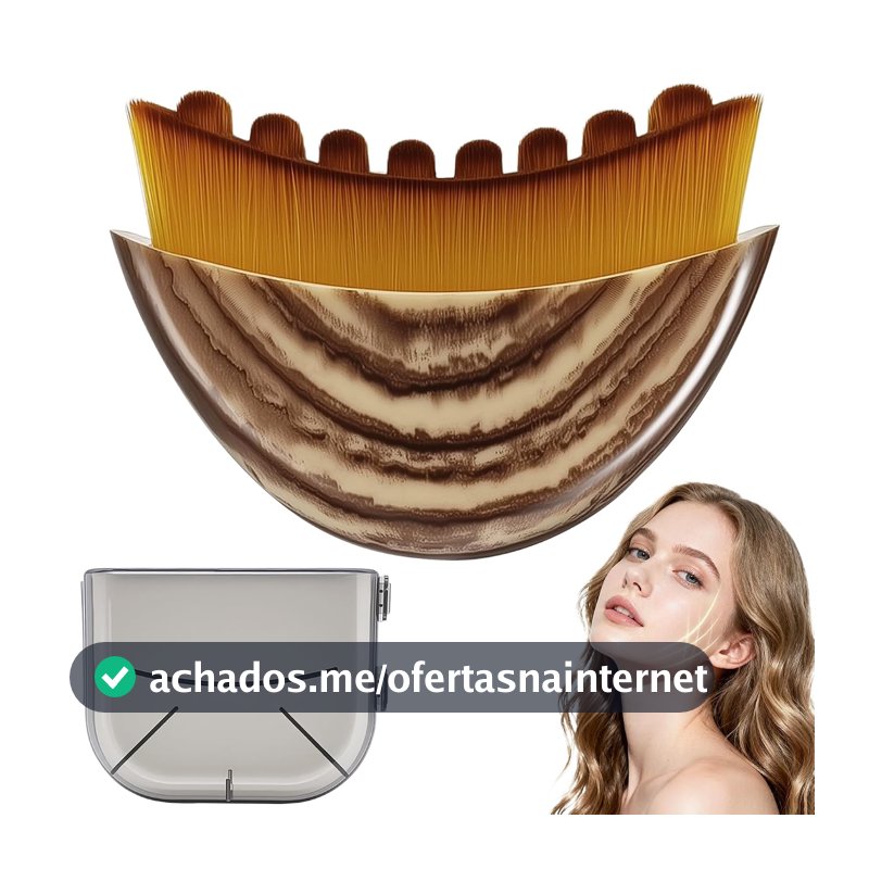 Demarzily Escova Facial de Contorno Linfático, Massageador de Drenagem Linfática Seca, Ferramenta de Beleza de Escovação Seca Macia para Mandíbula, Queixo e Escultura Facial Projetada para Se Ajustar