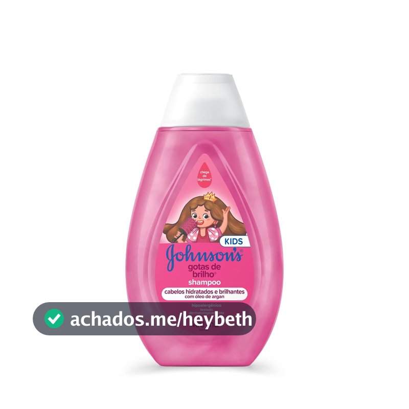 Shampoo Johnson's Baby Gotas de Brilho, 400ml
