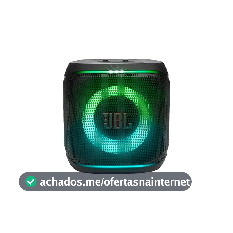 JBL, Caixa de Som, PartyBox Encore 2, Bluetooth, USB, Show de Luzes, À Prova de Respingos, Bateria de até 15h, Pro Sound, AI Sound Boost, 100W RMS - Preto