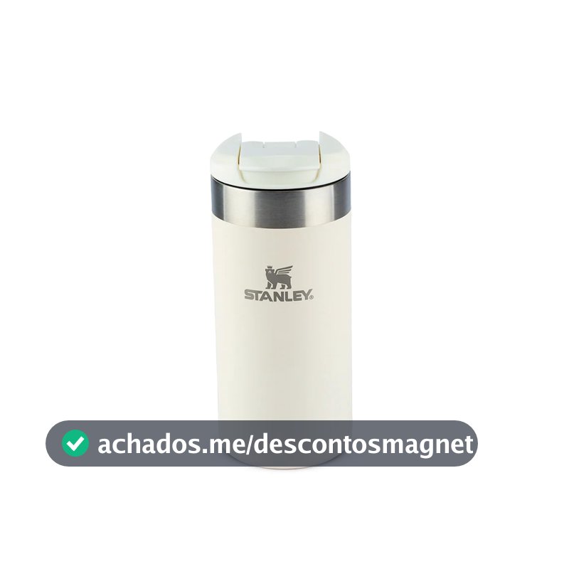 Stanley - Garrafa Térmica AeroLight Transit, garrafa isolada em vácuo para café, chá e bebidas, em aço inoxidável leve, 354ml, Cream