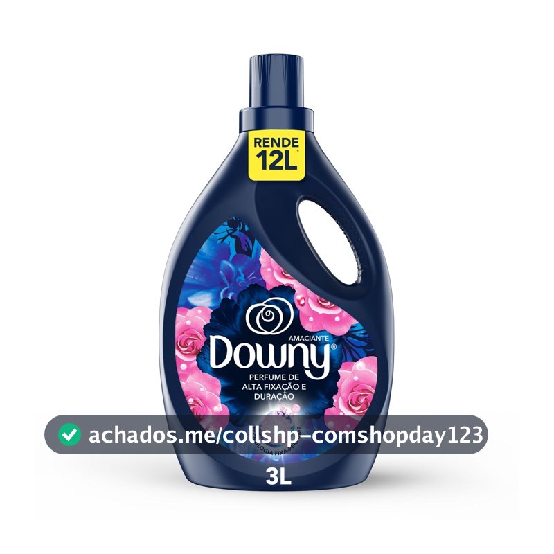 Downy Amaciante Concentrado Líquido Brisa Intenso 3L – Rende 12L