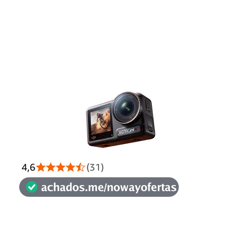 Câmera Osmo Action 4 Standard Combo DJI - DJI207