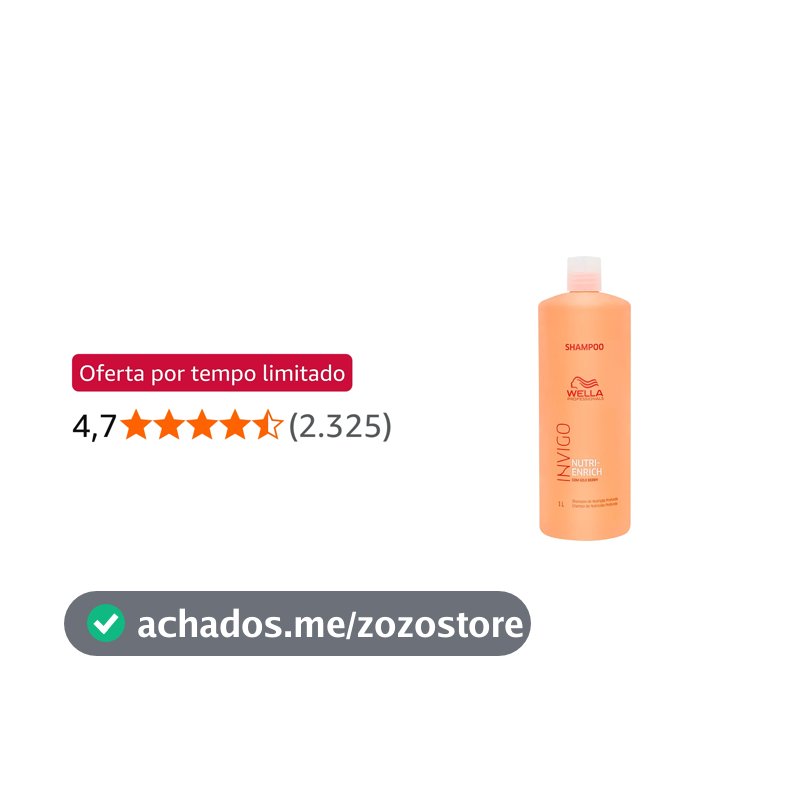 Shampoo Invigo Nutri Enrich Wella Professionals 1000 ml