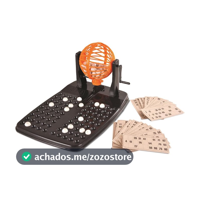 Jogo Bingo com 48 Cartelas, Nig Brinquedos, Multicor