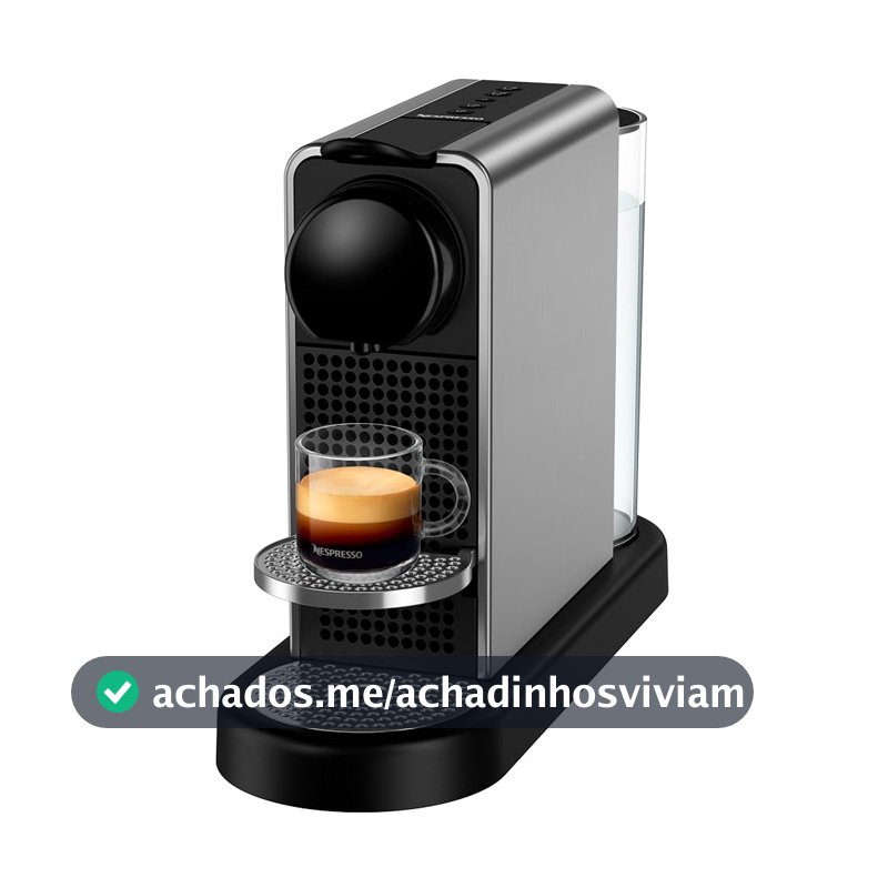 Cafeteira Nespresso CitiZ Alumínio Titânio 110V