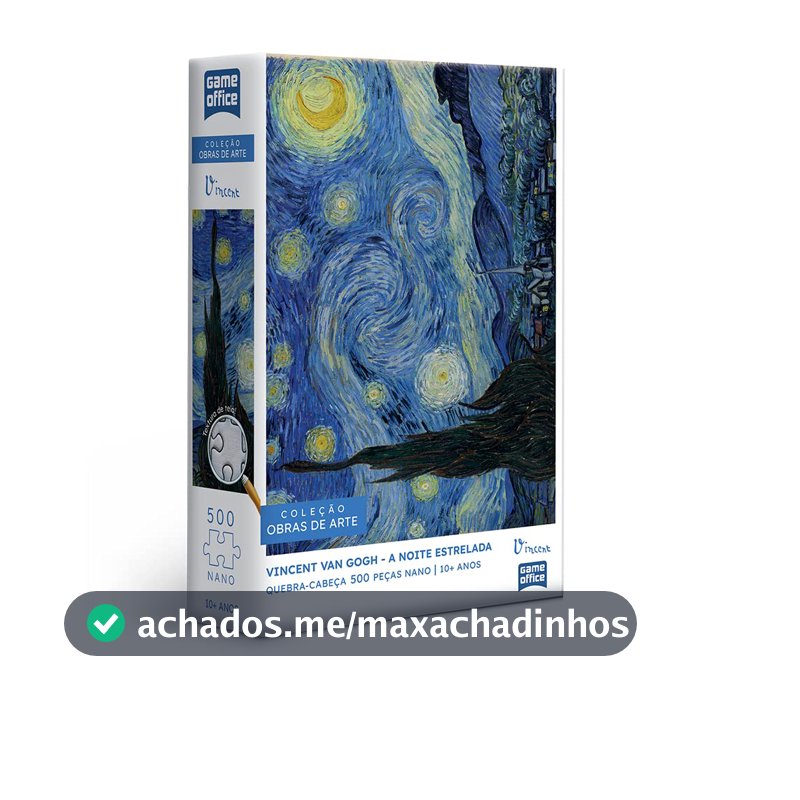 Toyster - Quebra-cabeça: Vincent Van Gogh: A Noite Estrelada - 500 peças nano - Game Office