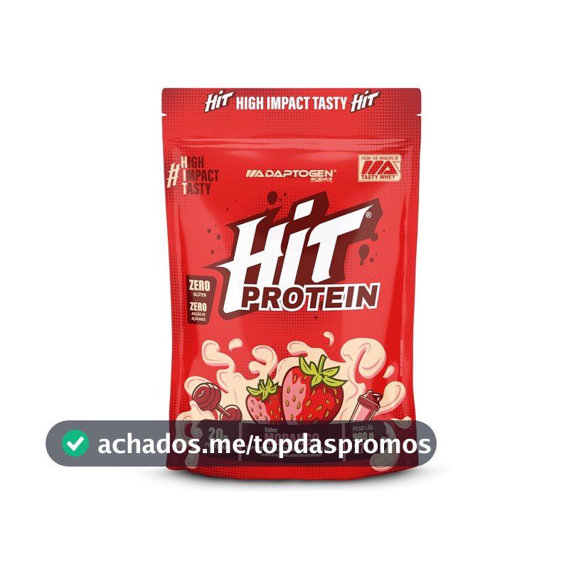 HIT Protein (900g) Sabor Morango – Adaptogen Scinece