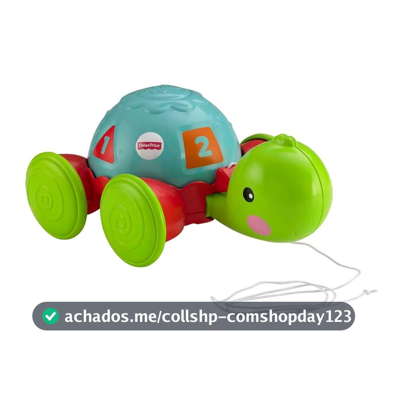 Tartaruga de Empurrar Brinquedo Bebês Fisher-Price