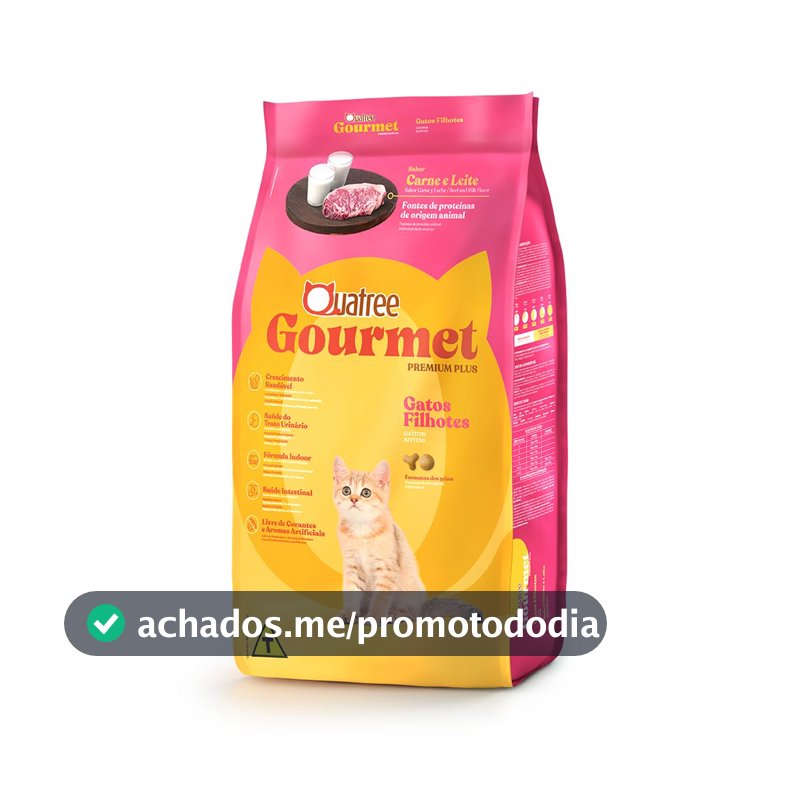 Quatree Gourmet Ração para Gatos Filhotes 10.1kg
