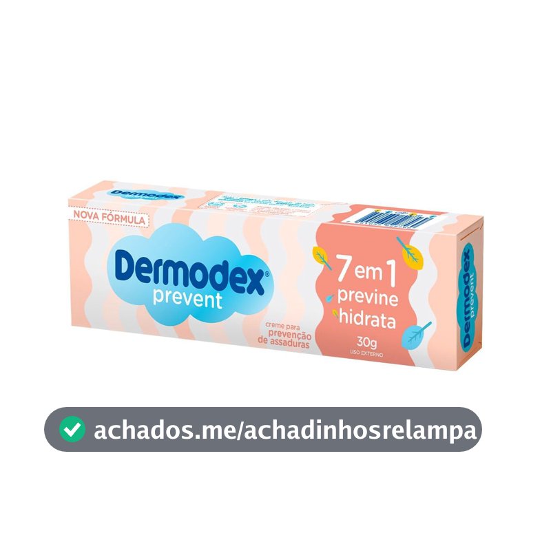 Dermodex Prevent Creme para Prevenção de Assaduras - 30g