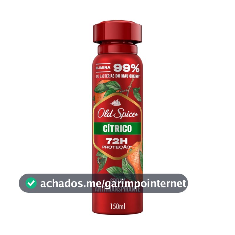 Old Spice Desodorante Antitranspirante Cítrico Spray 150ml