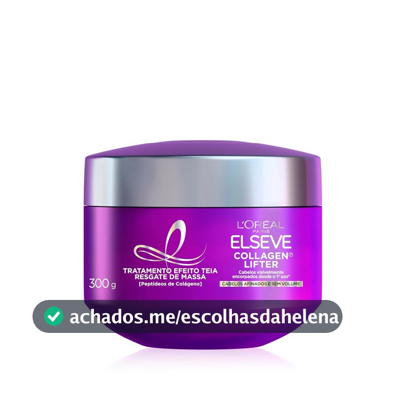 Máscara de Tratamento Elseve L'Oréal Paris Colágeno Encorpador 300g