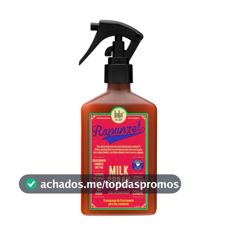 Leave-in em Spray Lola Cosmetics Rapunzel Milk, 250ml